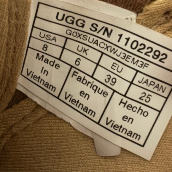 UGG Australia Casual Leather Slip On Sneakers Womens 8 - Picture 6 of 7